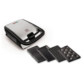 Tefal Snack Collection Kombigerät SW854D16 (Sandwich+Waffel)