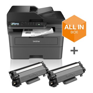 Brother MFC-L2827DWXL S/W - Laserdrucker Multifunktionsgerät 4in1 ADF LAN WLAN