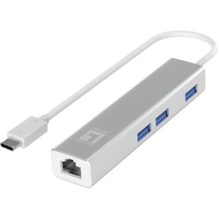 Adapter USB-C -> RJ45 10/100/1000.3xUSB3.0 0.15m si