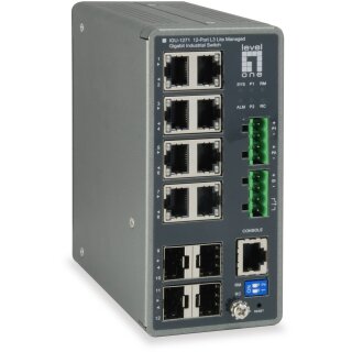 Switch 8x GE IGU-1271 4xGSFP 8xPoE