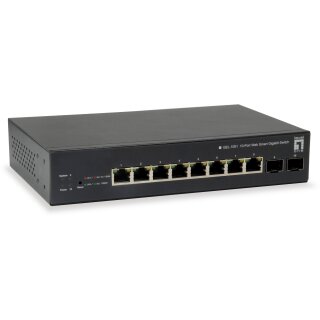 Switch 8x GE GEP-1051 2xGSFP 70W 8xPoE