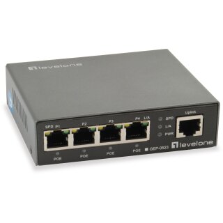 Switch 5x GE GEP-0523 60W 4xPoE+