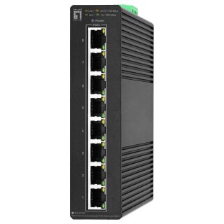 Switch 8x GE IGS-2108P 8xPoE Outputs schwarz