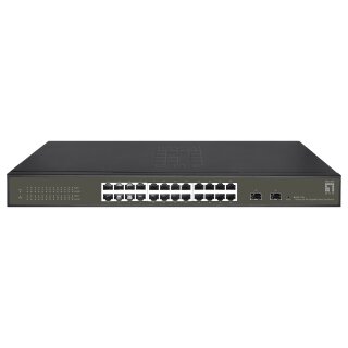 Switch 24x GE GES-2126 2xGSFP 19" Hilbert