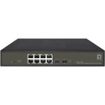 Switch 8x GE GES-2110P 2xGSFP 19" 130W 8xPoE+