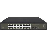 Switch 16x GE GES-2118 2xGSFP 19" Hilbert
