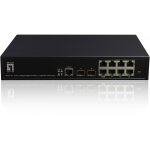 Switch 8x GE GEP-1061 2xGSFP 19" 180W 8xPoE+