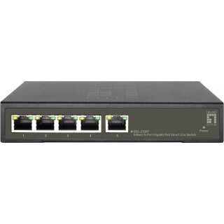 Switch 5x GE GES-2105P Hilbert 60W 4xPoE+