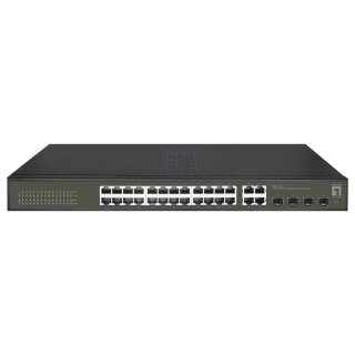 Switch 24x GE GES-2128 4xGE 4xGSFP 19" Hilbert