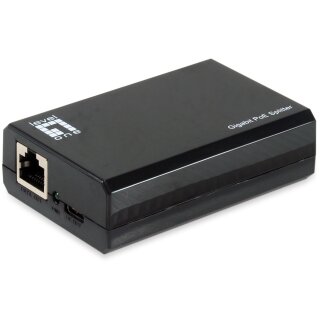 1x Gigabit POS-5001 USB-C PD 3.0 Splitter 50W PoE