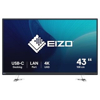 EIZO 108cm (42.5") EV4340X-BK 16:09 4K 2xHDMI+DP+USB-C IPS