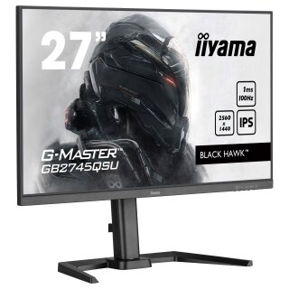 68,5cm/27" (2560x1440) iiyama G-Master GB2745QSU-B2 16:9 IPS 0,5ms 100Hz HDMI DisplayPort USB VESA Speaker Black