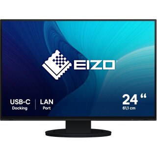 EIZO 61.0cm (24") EV2495-BK 16:10 HDMI+DP+USB-C IPS bl.