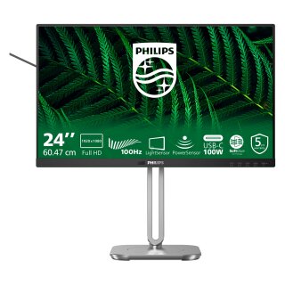 Philips 60.5cm (23.8") 24B2G5301 16:09 HDMI+DP+USB-C darkgre