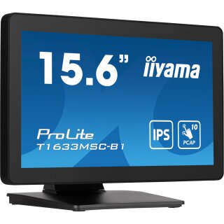 IIYAMA 39.5cm (15.6") T1633MSC-B1 16:9 M-Touch HDMI+DP+USB retail