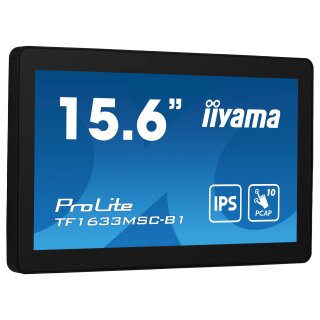 IIYAMA 39.5cm (15.6") TF1633MSC-B1 16:9 M-Touch HDMI+DP bl. retail