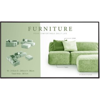 LG 43UM5N-H Signage Display 109.22cm 43Zoll IPS UHD 500cd/m2 1.000:1 WebOS speaker