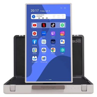 ALLNET Presentation Suitcase High Performance Display 27 Zoll. Android 13. RK3588. HDMI In. Koffer
