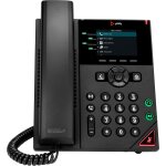 HP Poly VVX 250 4-Line IP Phone and PoE-enabled-WW