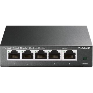 TP-Link Switch 5x GE TL-SG105s Metall Gehäuse