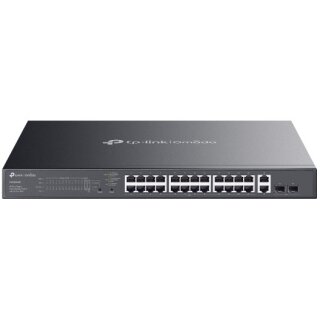 TP-Link Omada ES228GMP 28-Port Gigabit Easy mgd. Switch 24-Port PoE+