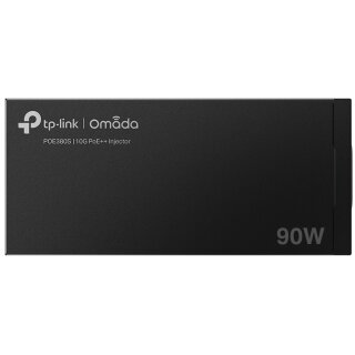 TP-LINK POE380S Omada 10G PoE++ Injector Adapter 2 10 Gbps/5 Gbps/2.5 Gbps/1 Gbps/100 Mbps/10 Mbps RJ45 ports