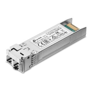TP-LINK SM5110-SR 10GBase-SR SFP+ LC Transceiver Modul Multi-mode SFP+ LC DDM fuer Switche mit 10G SFP+ Ports
