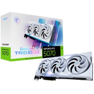 MSI RTX5070 Gaming Trio OC White 12GB GDDR HDMI 3xDP