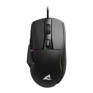 Sharkoon Maus Shark SGM35 Optisch 6 Tasten 6.400 DPI schw