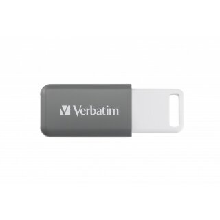 STICK 128GB Verbatim V DataBar USB 2.0 Drive Grey retail