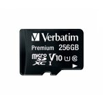 CARD 256GB Verbatim MicroXC Premium Class10 + Adapte retail