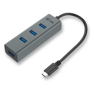 D I-TEC USB-C METAL 4-PORT HUB