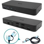 D I-TEC USB 3.0/USB-C Tripledock mit PD 100W 3x4K 60Hz