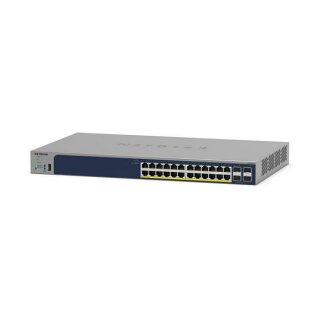 NETGEAR Switch 28x GE GS728TPP-300EUS Smart-Managed POE
