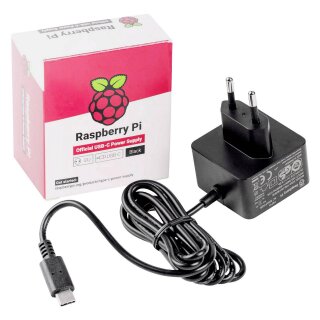 Pi 5 Netzteil / schwarz / 27W / USB-C