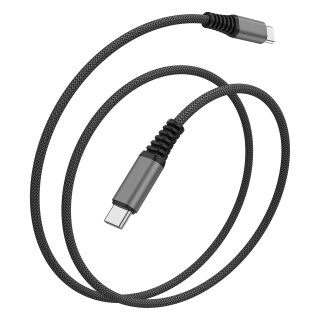 4smarts USB-C auf USB-C Kabel PremiumCord 100W 1.5m. schwarz
