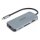 D Dicota USB-C 8-in-1 Multi Hub 4K PD 100W silver