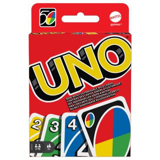 UNO Mattel Kartenspiel Klassik 2-10 Spieler 7+