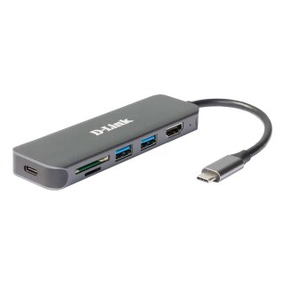 D-Link DUB-2327 6-in-1 USB-C Hub mit HDMI