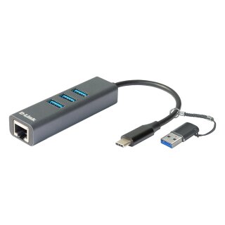D-Link DUB-2332 USB-C/USB auf Gigabit Ethernet