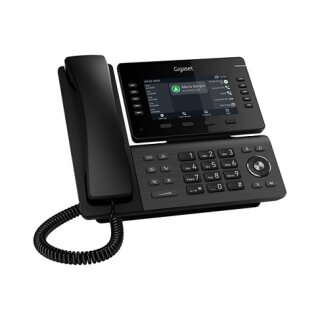 GIGASET P855BW IP PRO IP Tischtelefon 12.7 cm 5 Zoll TFT-Farbdisplay 3x USB Bluetooth WLAN Anschluss fr P800 KEY PRO Ex. Module PoE