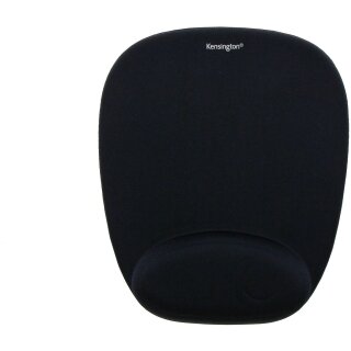 Kensington Schaumstoff Mauspad mit Handgelenkauflage black