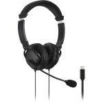 Kensington Headset Hi-Fi mit Mikrofon. USB-C schwarz