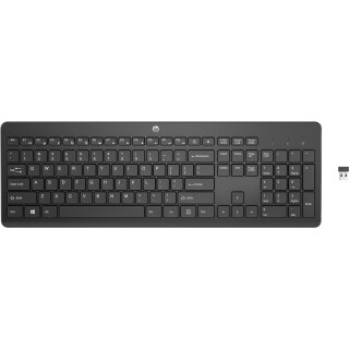 HP Tastatur 230 Wireless Tastatur USB-A Schwarz