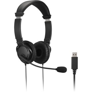 Kensington Headset Hi-Fi USB mit Mic & Volume Control Button
