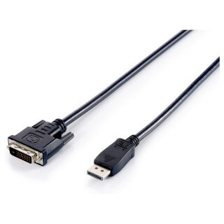 Equip Displayport->DVI(24+1) St/St 2.0m 1920x1200/60Hz sw Polybeutel
