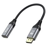 Equip Displayport->HDMI Adapter 1.4 St/Bu 8K/60Hz grau