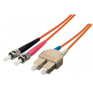 Equip LWL Patchkabel ST->SC 5.00m Singlemode Duplex OS2 ge Polybeutel