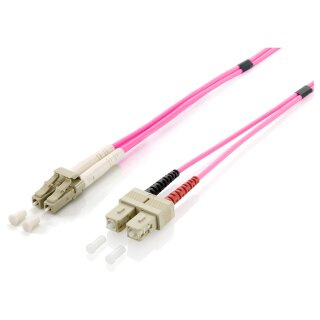Equip LWL Patchkabel LC->SC 0.50m Multimode Duplex OM4 vi Polybeutel