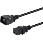 Equip Netzkabel Anschl. C20 -> C19 3.00m schwarz